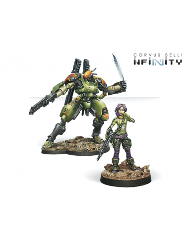 Infinity: NA2 - Scarface and Cordelia, Armored Mercenary Team