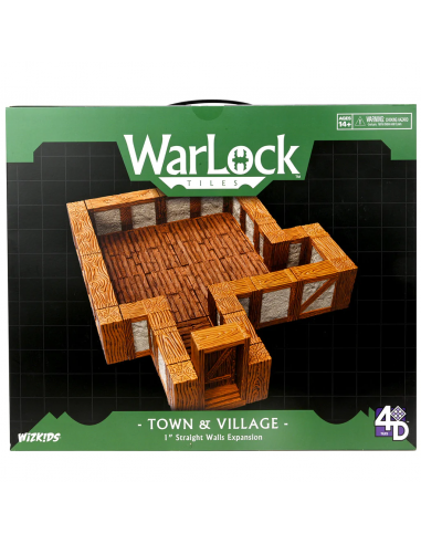 WarLock Tiles Town & Village Straight Walls