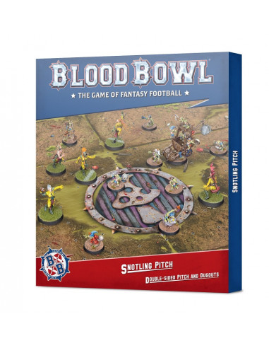 BLOOD BOWL: SNOTLING TEAM PITCH & DUGOUTS