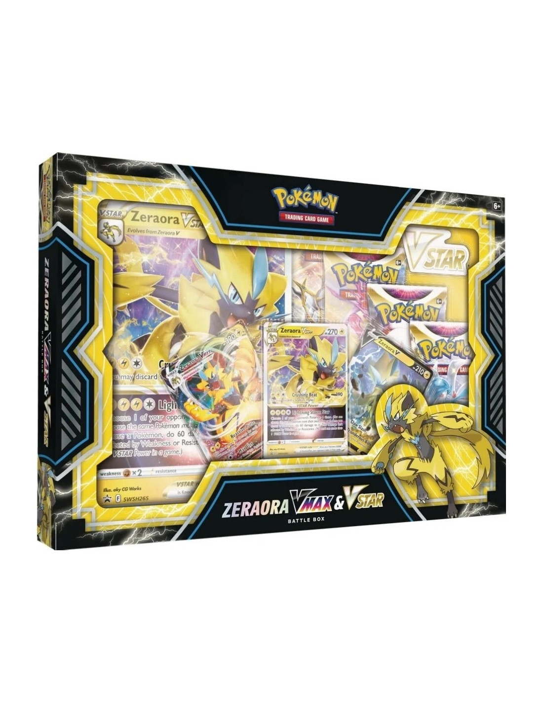 Pokemon Zeraora Vmax & Vstar Box: kortspel - speciallåda