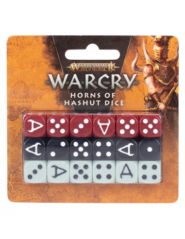 AGE OF SIGMAR WARCRY: HORNS OF HASHUT DICE