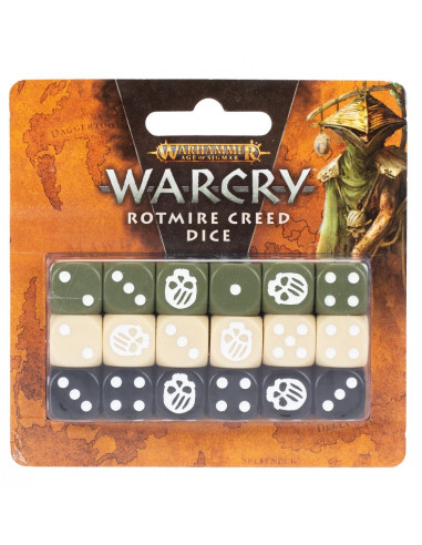 AGE OF SIGMAR WARCRY: ROTMIRE CREED DICE