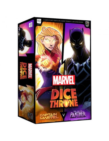 Dice Throne Marvel 2-Hero Captan Marvel Vs Black Panther