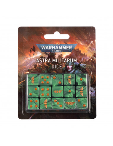 WARHAMMER 40000: ASTRA MILITARUM DICE