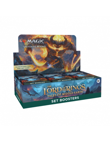 Magic Lord of The Rings Set Booster Display
