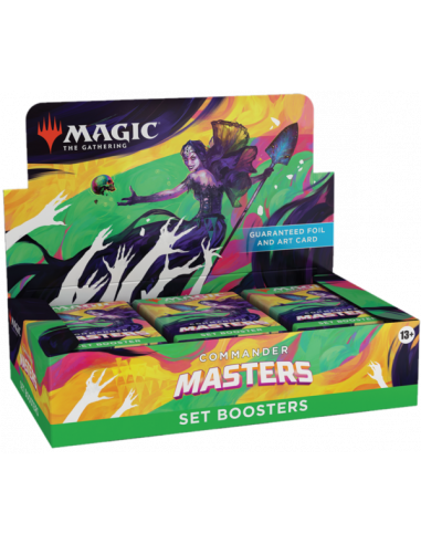 Magic Commander Masters Set Display