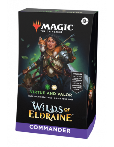 Magic Wilds of Eldraine Commander Deck Virtue And  Valor