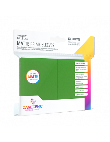Matte Prime Sleeves Green