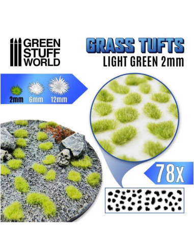 Tufts 2mm Light Green