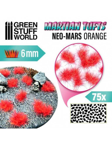 Martian Tufts 6mm - Neo-Mars Orange