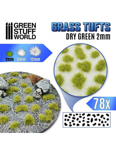 Tufts 2mm Dry Green