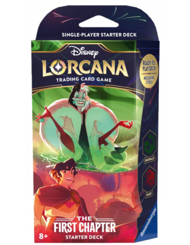 Disney Lorcana: Starter Set First Chapter Cruella De Vil and Aladdin