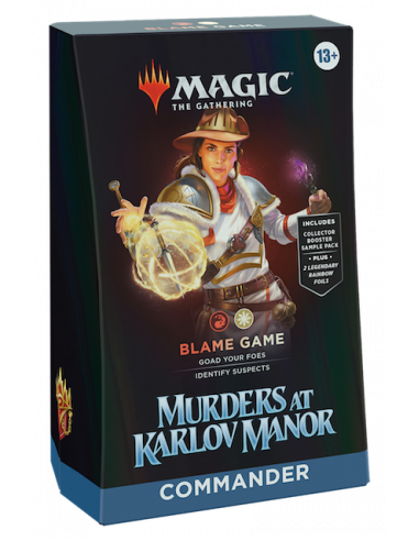 Magic Murders at Karlov Manor Blame Game Commander Deck