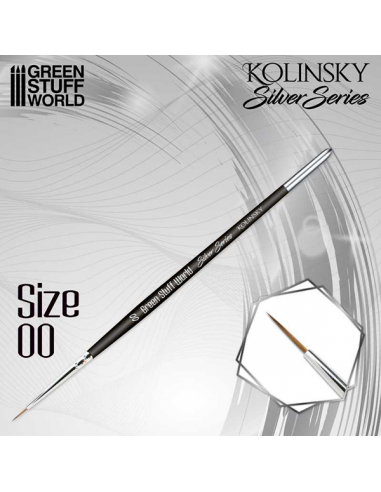 Kolinsky Silver Series Brush Size 00