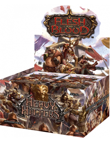 Flesh & Blood Heavy Hitters Booster Display