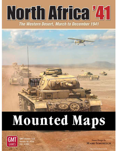 North Africa 41 Mounted Map