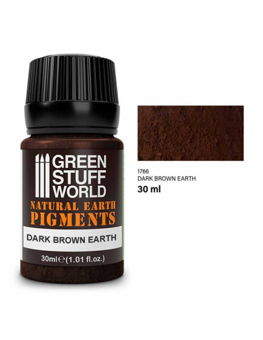 Acrylic Ground Texture - Dark Brown Earth
