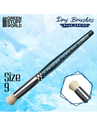 Blue Series Round Dry Brush Size 9