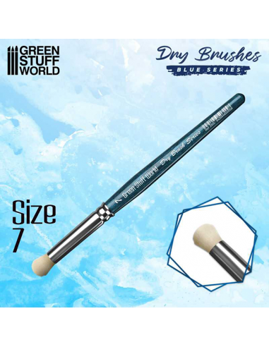 Blue Series Round Dry Brush Size 7