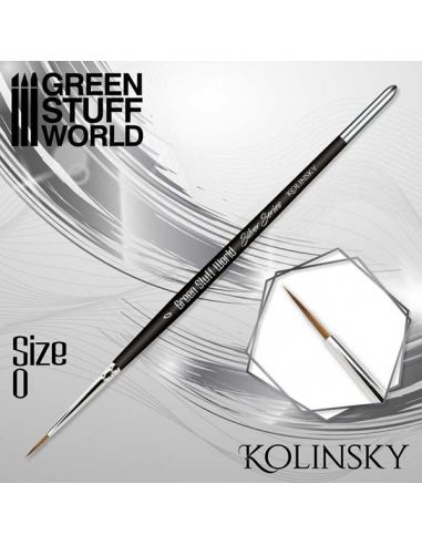 Kolinsky Silver Series Brush Size 0