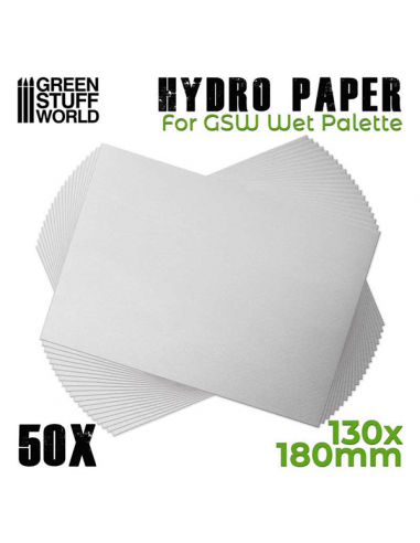 Hydro Paper Sheet 130x180mm Pack 50