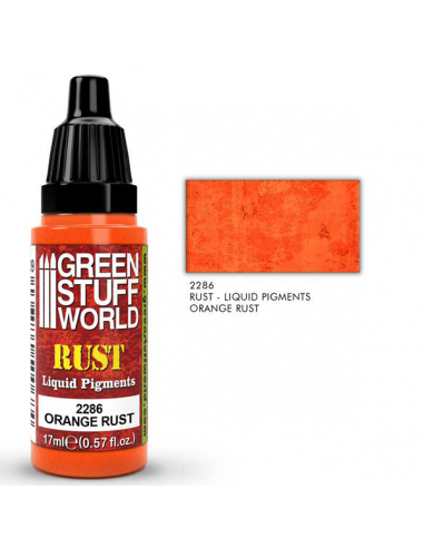 Acrylic Paints: Liquid Pigment Orange Rust