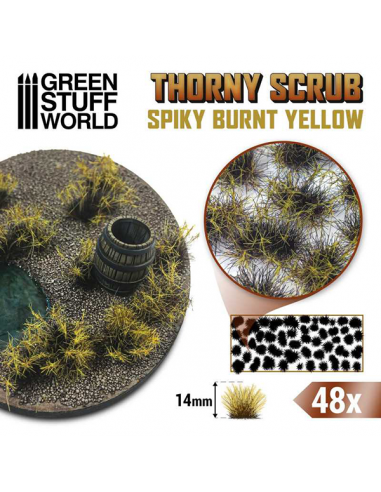Thorny Scrub - Burnt Yellow