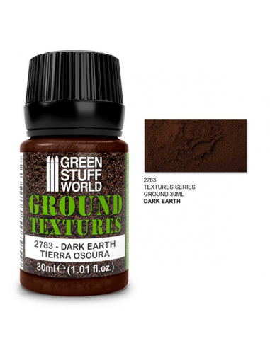 Acrylic Ground Texture Dark Earth