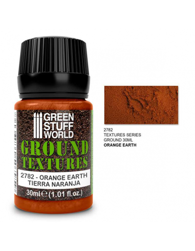Acrylic Ground Texture Orange Earth