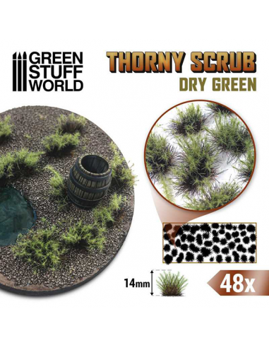 Thorny Scrub - Dry Green