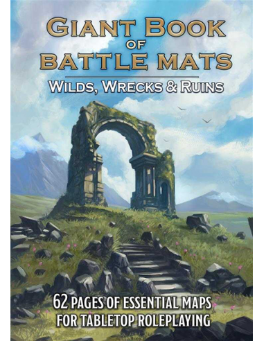 Giant Book of Battle Mats Wilds, Wrecks & Ruins