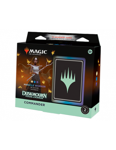 Magic Duskmourn Miracle Worker Commander Deck