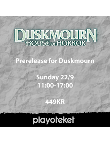 Magic Duskmourn Prerelease Malmö Söndag