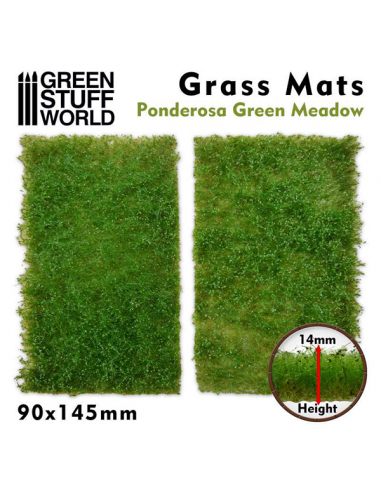 Grass Mats Cut-Out Ponderosa Green Meadow 10mm