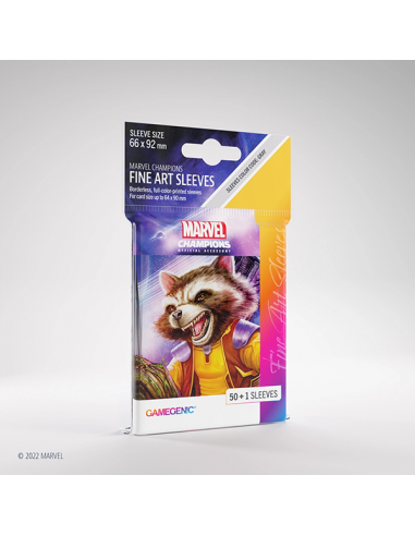 Marvel Champions Sleeves Rocket Racoon (50)