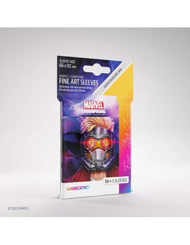 Marvel Champions Sleeves Star-Lord (50)