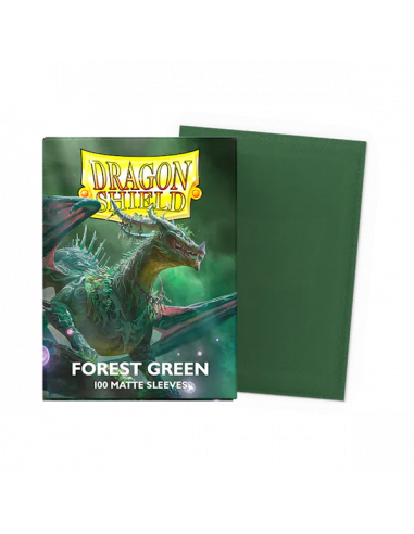 Dragon Shield Matte Forest Green (100 ct)