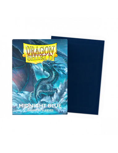 Dragon Shield Matte Midnight Blue (100 ct)