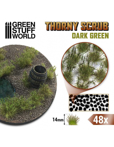 Thorny Scrub - Dark Green