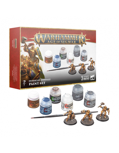 AGE OF SIGMAR: STORMCAST ETERNALS PAINT SET