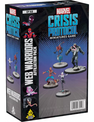 Marvel Crisis Protocol Web Warriors Affiliation Pack