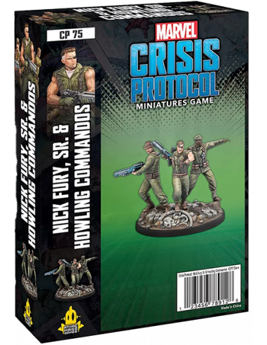 Marvel Crisis Protocol Nick Fury, Sr. & Howling Commandos