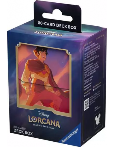 Disney Lorcana: Shimmering Skies Deck Box - Aladdin