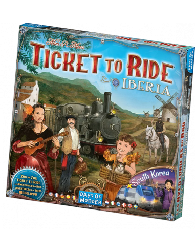 Ticket to Ride Map Collection 8 Iberia/South Korea