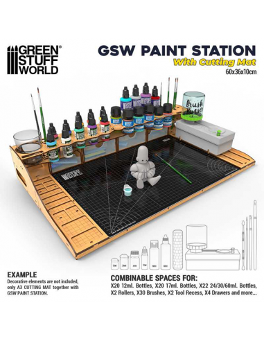 GSW Paint Station With Cutting Mat