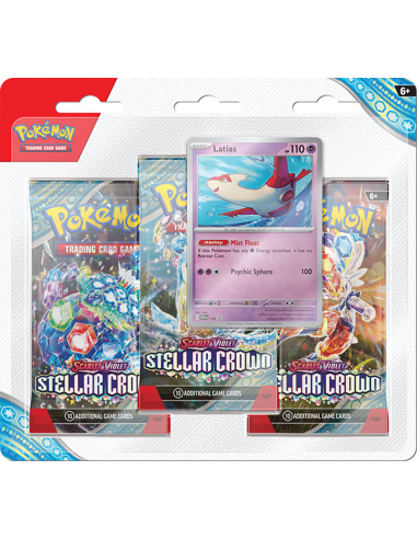 Pokemon Stellar Crown 3P Blister