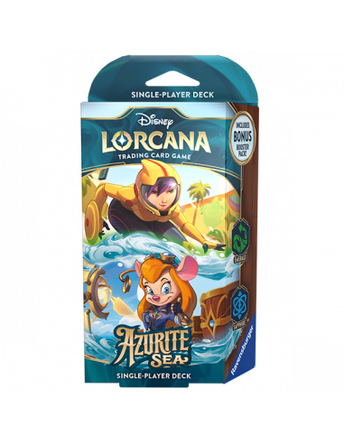 Disney Lorcana: Azurite Sea Starter Emerald & Sapphire