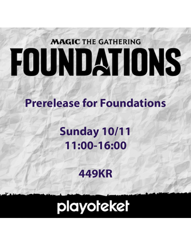 Magic Foundations Prerelease Malmö Söndag