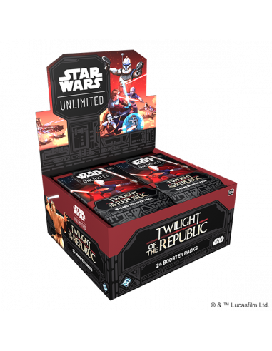 Star Wars Unlimited: Twilight of the Republic Booster Display