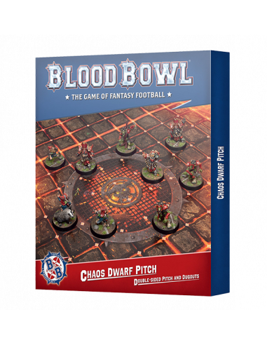 BLOOD BOWL: CHAOS DWARF TEAM PITCH & DUGOUTS